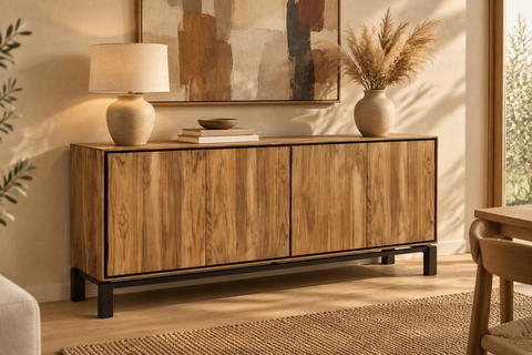 Credenza Alella ambientata in soggiorno