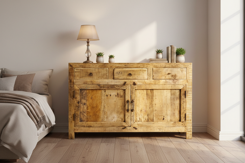 Credenza Bleached Line 120cm in camera da letto