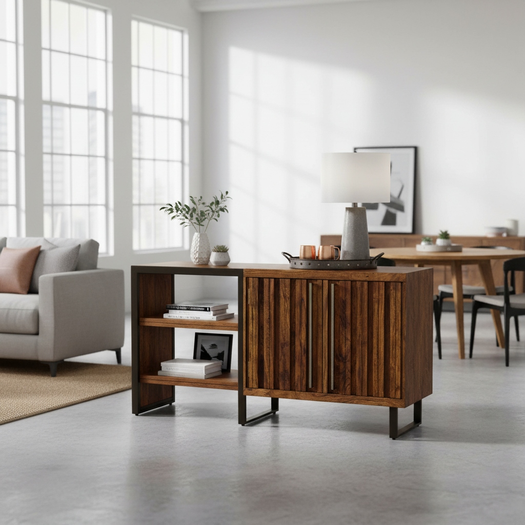 Credenza Boston acacia ferro lifestyle