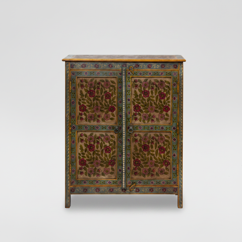 Credenza floreale - sfondo grigio