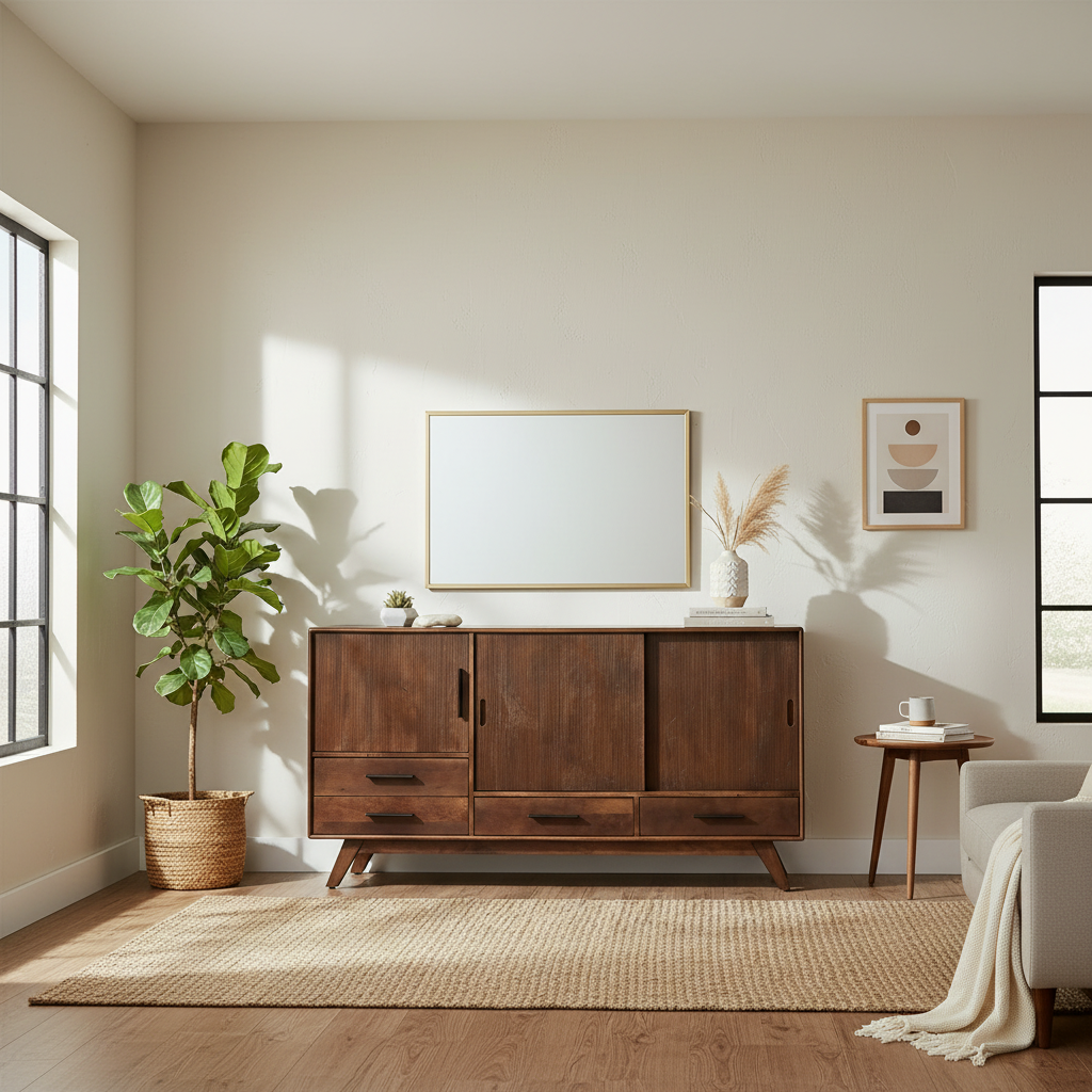 Credenza in soggiorno estesa
