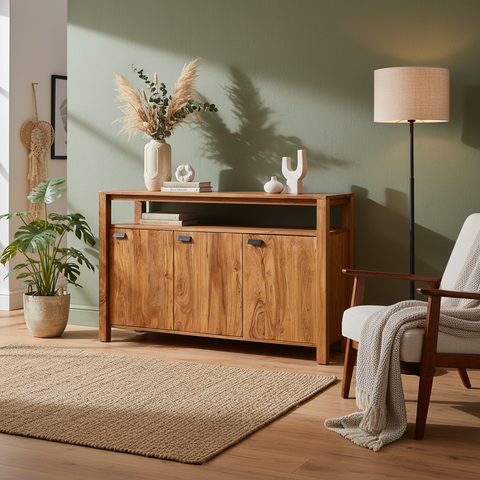 Credenza legno naturale lifestyle