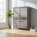 Credenza Leicester acacia grigia