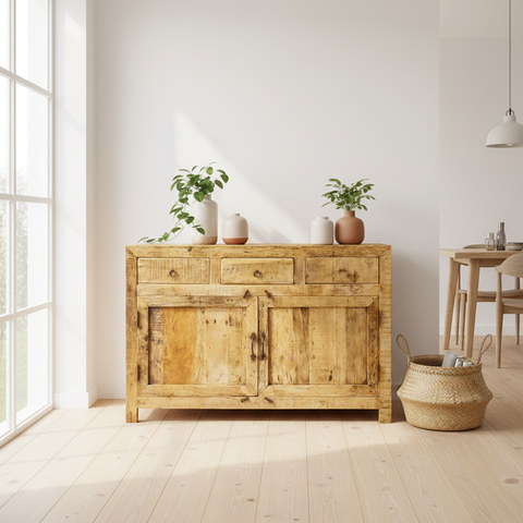 Credenza rustica ambientata