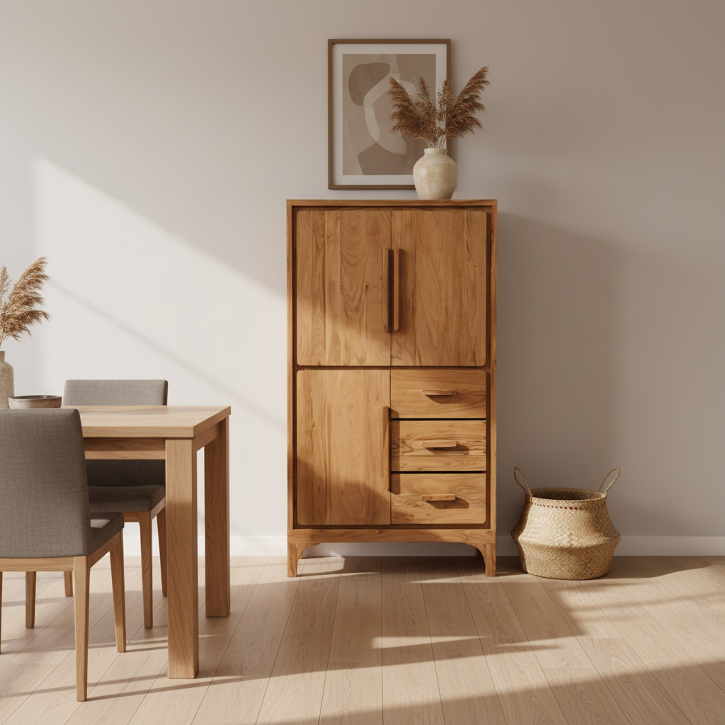 Credenza Seoul alta 160cm ambientata