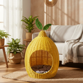 Cuccia Pet Baskets limone in ambiente lifestyle