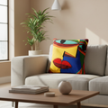 Cuscino artistico in living room
