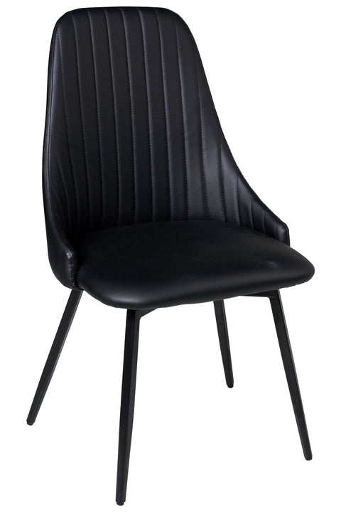 Elvis - sedia in pu nera