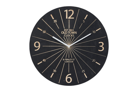 Est. 1853 - Reloj colgante negro