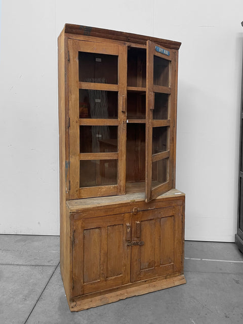 WD. Cabinet - Vintage Teak Display Cabinet