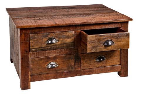 SECOLO PASSATO - MOBILETTO BASSO 4 CASSETTI