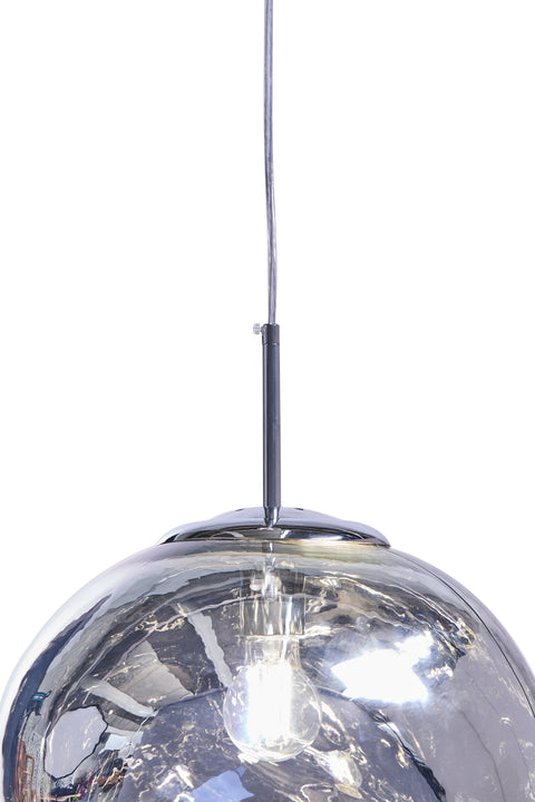 LAGOS - LARGE SILVER BUBBLE CHANDELIER