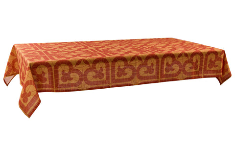 IBIZA - TOVAGLIA 150X240 STAMPA CUORE GIALLO ARANCIO C/6TOVAGLIO