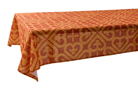 IBIZA - TOVAGLIA 150X300 STAMPA CUORE GIALLO ARANCIO C/8TOVAGLIO