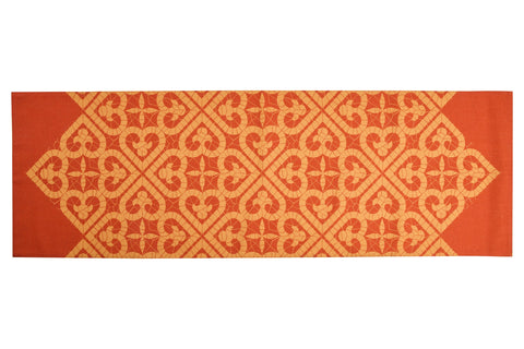 IBIZA - RUNNESR SET 1/2 STAMPO CUORE GIALLO ARANCIO