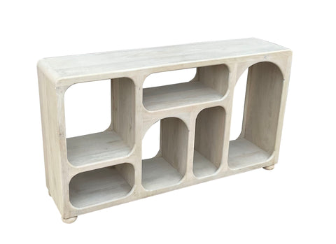 CORDOBA - CREDENZA BIANCA CON RIPIANI