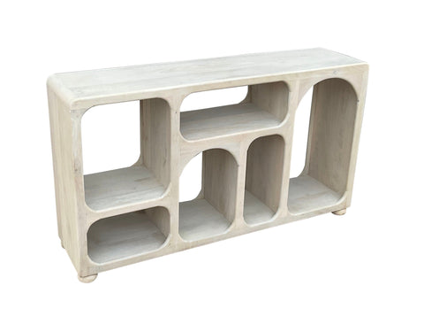 CORDOBA - CREDENZA BIANCA CON RIPIANI