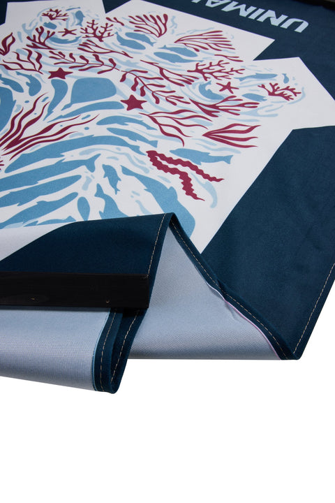 UNIMALIER - PANNELLO PROFONDO BLUE 64X97 DIS.ZEBRA CORALLINA