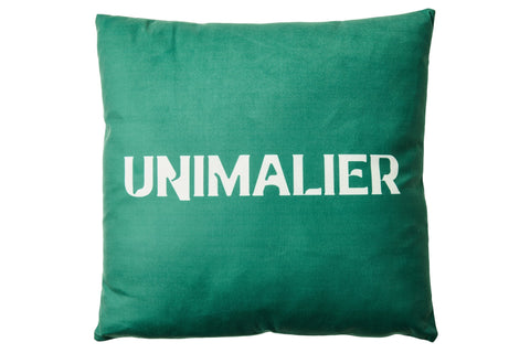 UNIMALIER - CUSCINO VERDE 50X50 DISEGNO ZEBRA BOTANICA