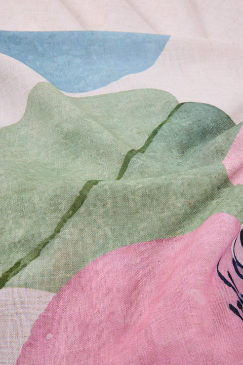 BABYLONE - TOVAGLIA STAMPA PAPAVERI 150X300 C/8 TOVAGLIOLI