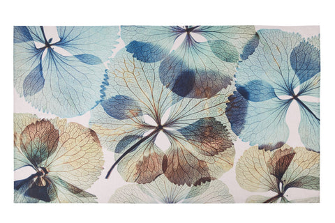 VOSGI - TOVAGLIA STAMPA FIORI BLU 150X300 C/8 TOVAGLIOLI