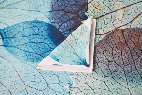 VOSGI - TOVAGLIA STAMPA FIORI BLU 150X300 C/8 TOVAGLIOLI