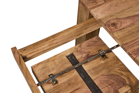 PERTH - TAVOLO PRANZO CON PROLUNGHE A SCOPARSA LARGO 100