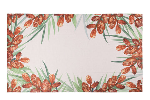 TOZEUR - TOVAGLIA STAMPA DATTERI 150X300 C/8 TOVAGLIOLI