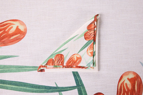 TOZEUR - TOVAGLIA STAMPA DATTERI 150X300 C/8 TOVAGLIOLI