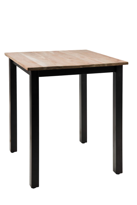 BOLTON - TAVOLO 70X70 CON GAMBE IN FERRO