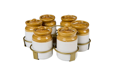 PORTA SALSE CON 6 GIARE