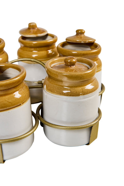 PORTA SALSE CON 6 GIARE