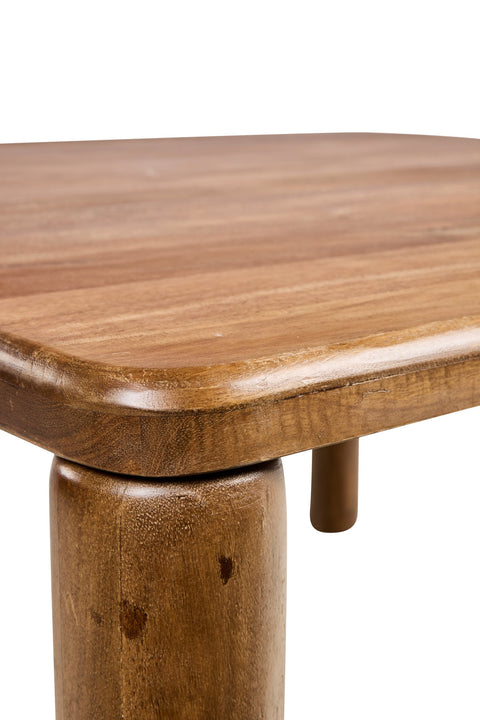 LIVERPOOL - TAVOLO QUADRATO GAMBE ROTONDE