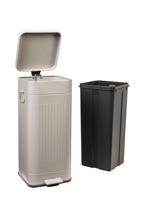 DAILY TRASH - PATTUMIERA GRIGIA OPACA SQUADRATA 30L