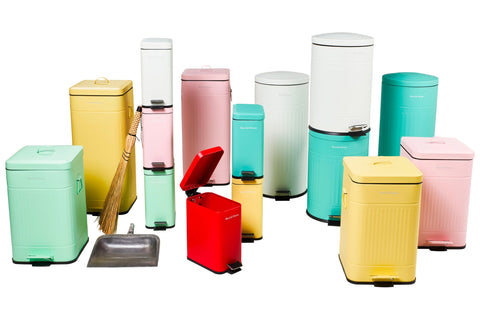 DAILY TRASH - PATTUMIERA BIANCA OPACA ROTONDA 30L SOFTCLOSE