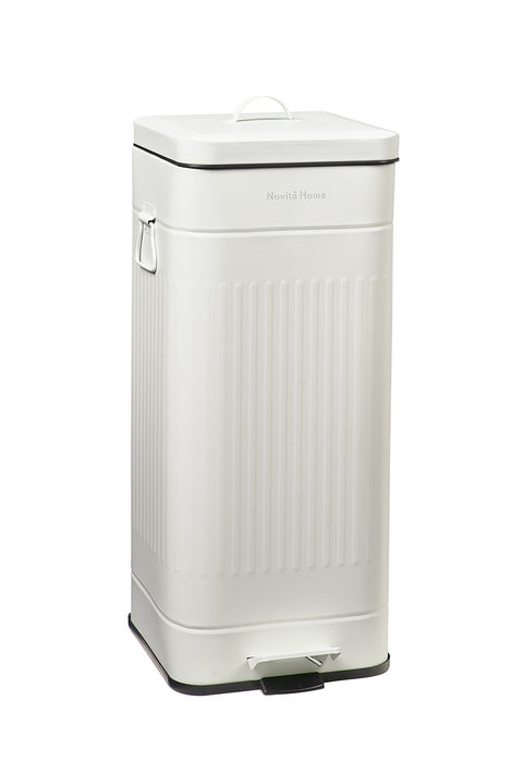 DAILY TRASH - PATTUMIERA BIANCA SQUADRATA 30L SOFTCLOSE