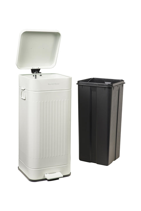 DAILY TRASH - PATTUMIERA BIANCA SQUADRATA 30L SOFTCLOSE