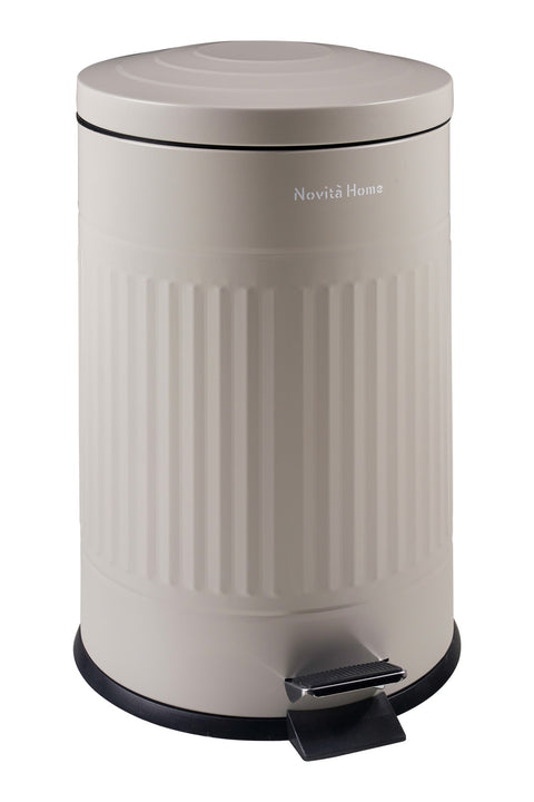DAILY TRASH - Pattumiera Tortora Opaca Rotonda 20L Soft-Close