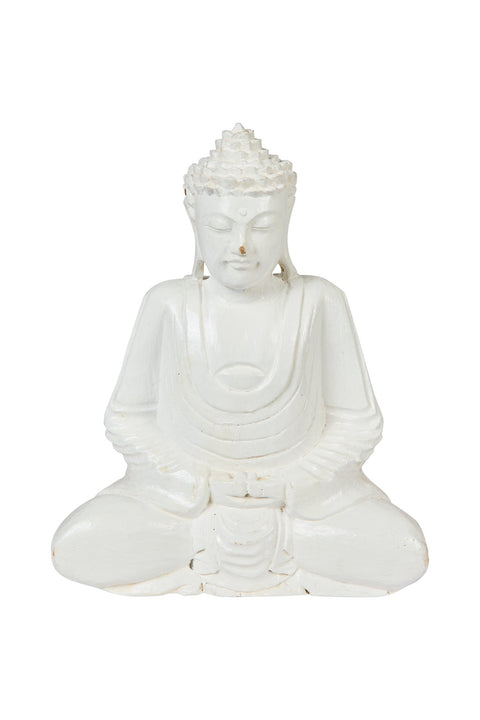 NAMASTE - BUDDHA IN PREGHIERA BIANCO