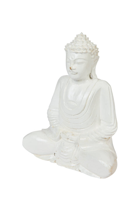 NAMASTE - BUDDHA IN PREGHIERA BIANCO
