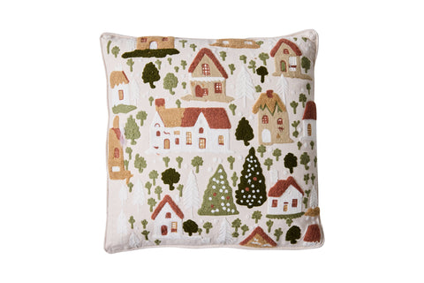 MERRY - CUSCINO PAESAGGIO NATALE