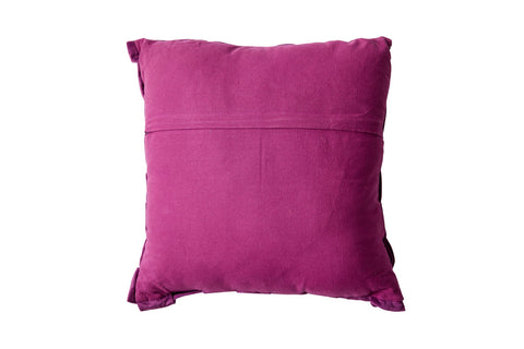 GOA - CUSCINO VELLUTO FUCSIA TRECCIA