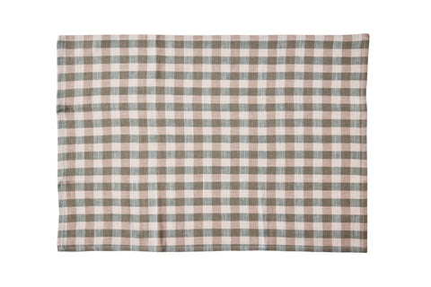 BORMIO - ASCIUGHINI SET 1/2 VERDE E CON QUADRETTI