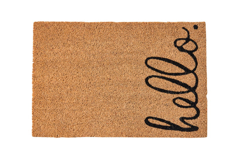 COCO DOOR MAT - ZERBINO COCCO HELLO