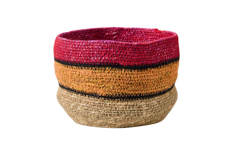BOUTANIQUE - CESTINO SEAGRASS COLORATO