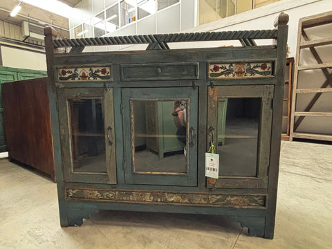 APARADOR ORIGINAL DE TECA 3 PUERTAS 1 CAJÓN