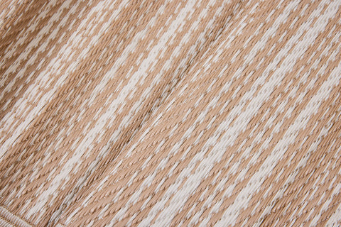 ODISHA - PASSATOIA PP 50X160 BEIGE E BIANCO