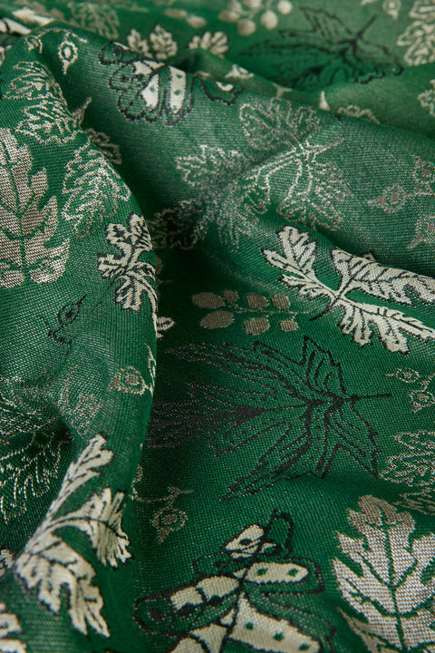 ROVANIEMI - TOVAGLIA VERDE JACQUARD FOGLIE 150X240 6TOVAGL
