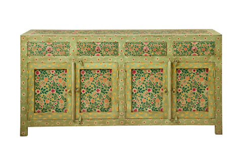 FRIDA - CREDENZA FIORI 4 ANTE E 4 CASSETTI
