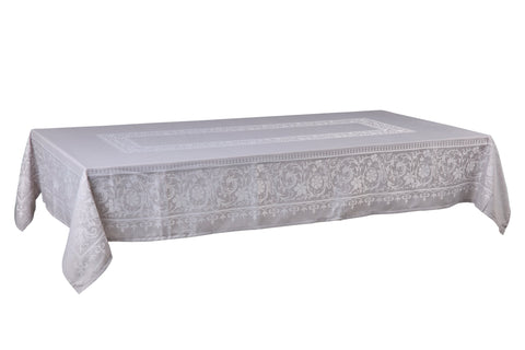 NICE - TOVAGLIA GREY JACQUARD TONSURTON 150X320 12 TOVAGLIOLI